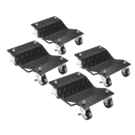Fleming Supply 5053 Fleming Supply Tool, Premium 4-Pack, Car Tire Dolly - Tire Skates 319893DPH